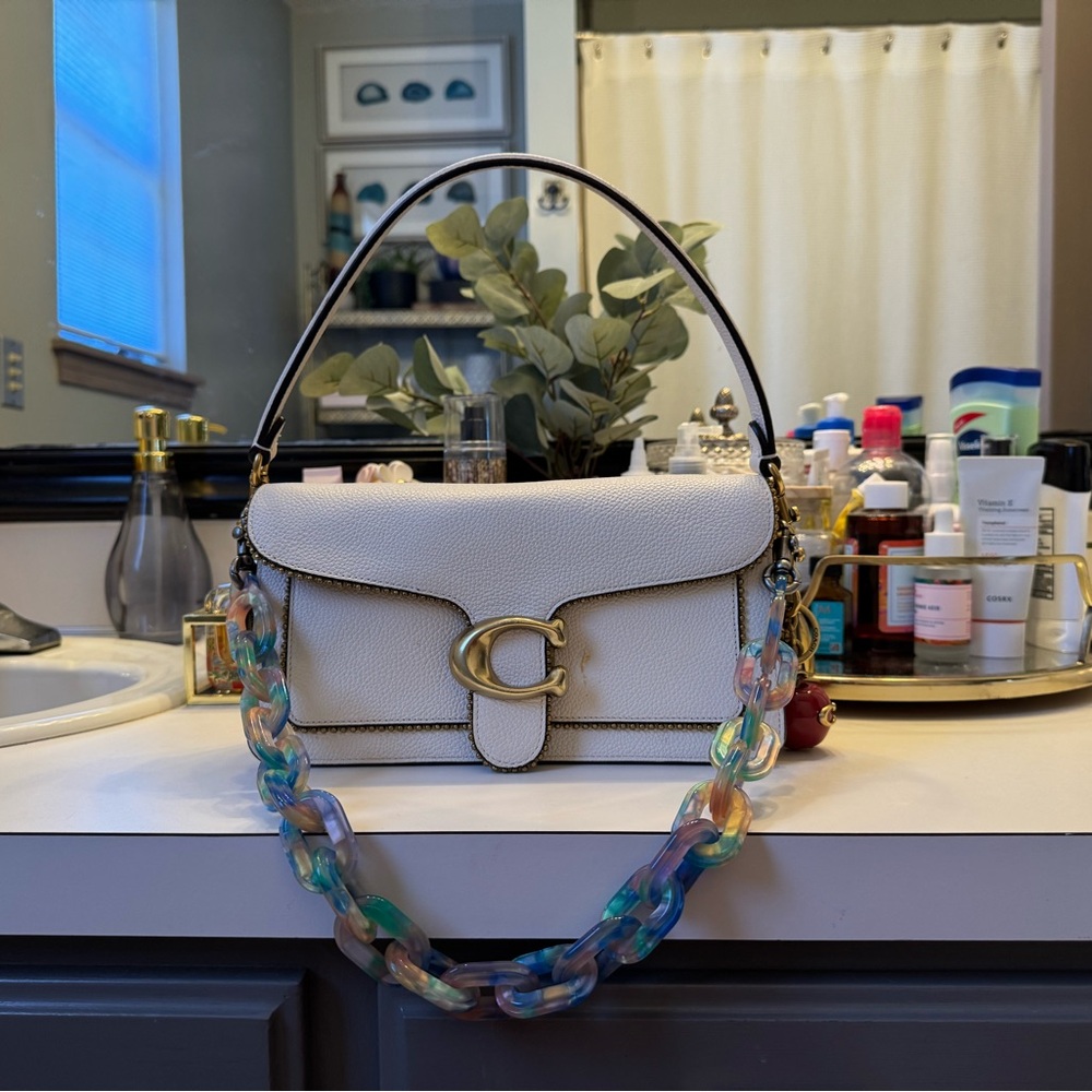 Coach Tabby Shoulder Bag 26 With Beadchain